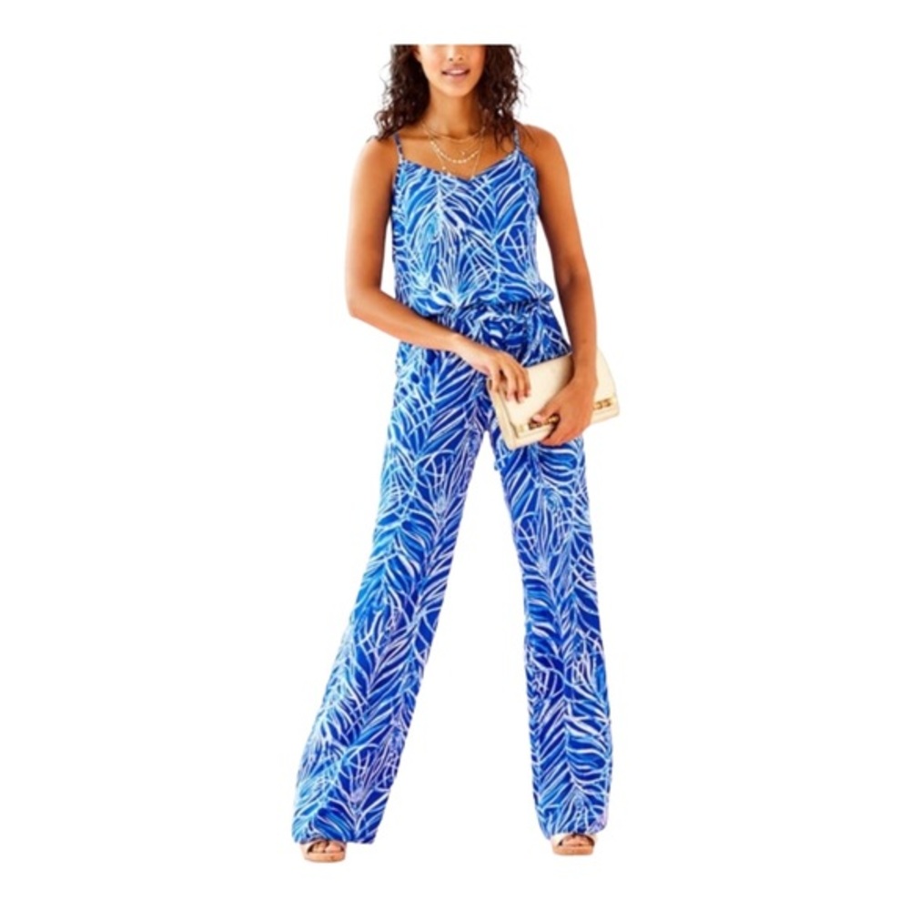 Lilly‎ Pulitzer Dusk Jumpsuit in Twilight Blue size XS NWT